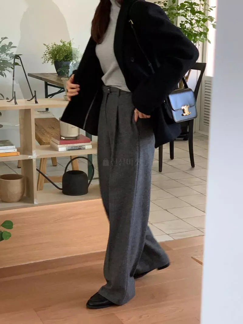 Libre - Korean Women Fashion - #momslook - Herring Belt Pants - 5