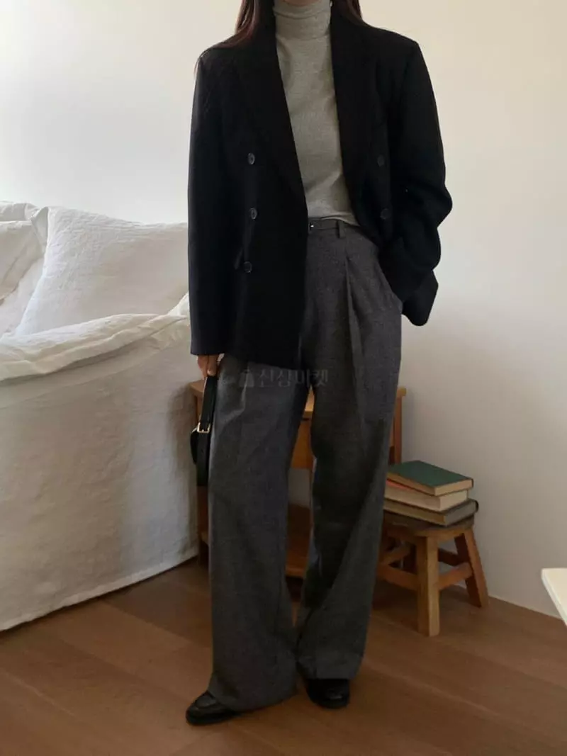 Libre - Korean Women Fashion - #momslook - Herring Belt Pants - 7