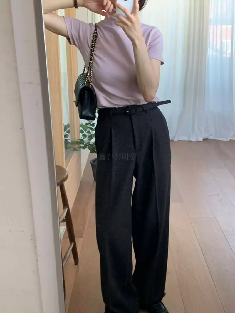 Libre - Korean Women Fashion - #momslook - Madeline Turtleneck Tee - 10
