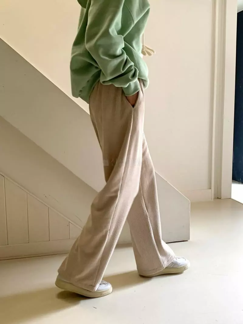 Libre - Korean Women Fashion - #momslook - Rib Band Pants - 12