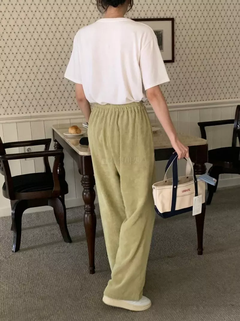 Libre - Korean Women Fashion - #womensfashion - Rib Band Pants - 4