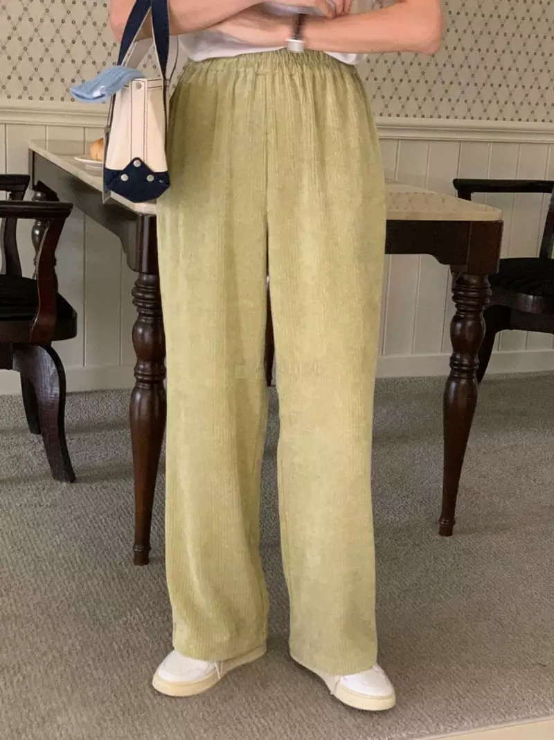 Libre - Korean Women Fashion - #momslook - Rib Band Pants - 6