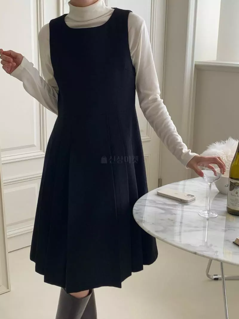Libre - Korean Women Fashion - #vintageinspired - Middle One-pece - 11