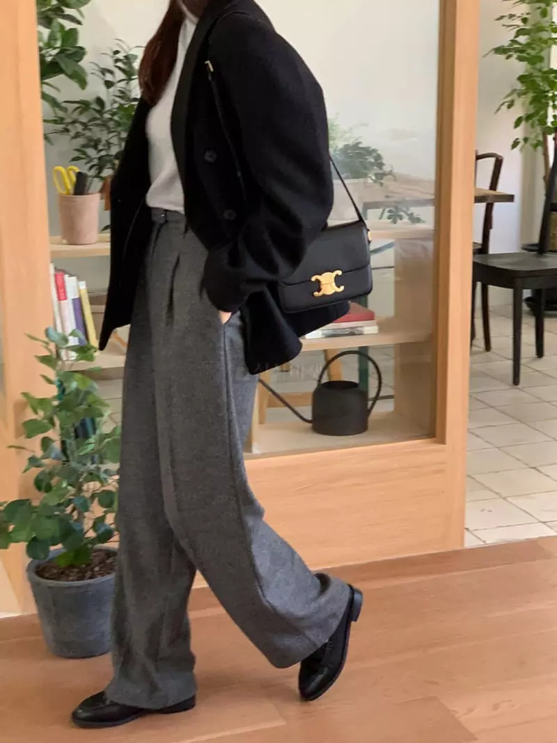 Libre - Korean Women Fashion - #womensfashion - Herring Belt Pants - 6