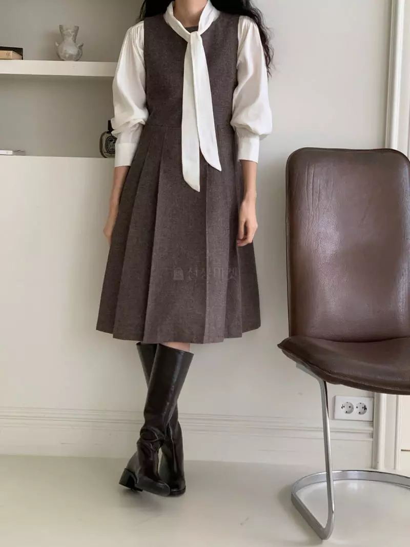 Libre - Korean Women Fashion - #momslook - Middle One-pece - 4