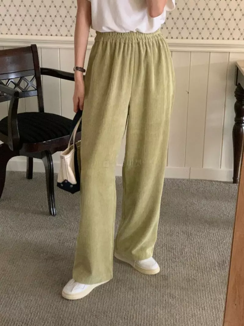 Libre - Korean Women Fashion - #womensfashion - Rib Band Pants