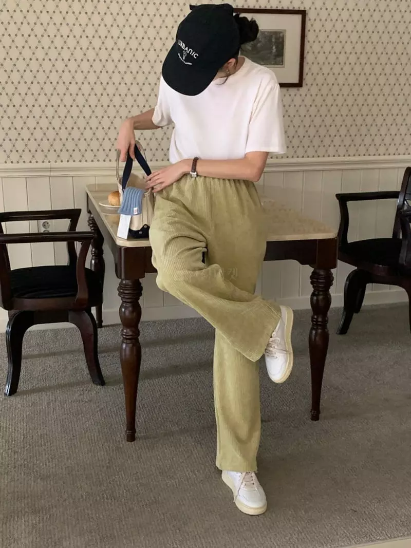 Libre - Korean Women Fashion - #womensfashion - Rib Band Pants - 3