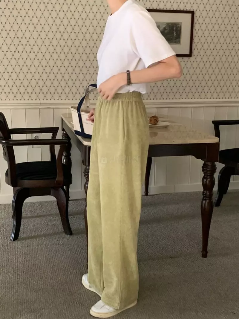 Libre - Korean Women Fashion - #womensfashion - Rib Band Pants - 5