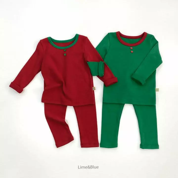 Lime & Blue - Korean Children Fashion - #Kfashion4kids - Christmas Noel Easywear