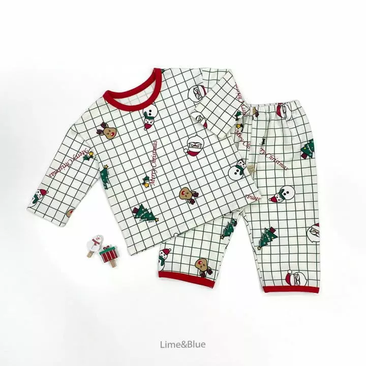 Lime & Blue - Korean Children Fashion - #Kfashion4kids - Merry Christmas Easywear - 6
