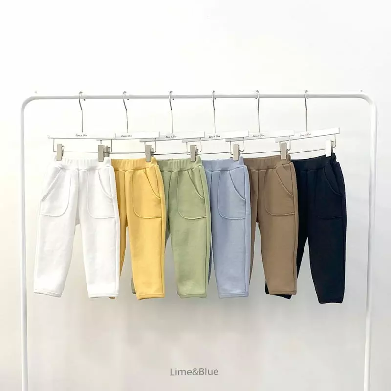 Lime & Blue - Korean Children Fashion - #discoveringself - Lime Friends Top Bottom Set - 4