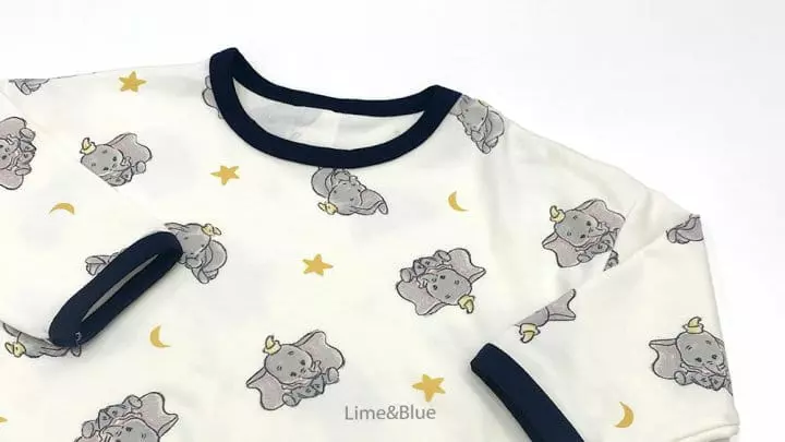 Lime & Blue - Korean Children Fashion - #littlefashionista - Petit Elephant Easywear - 4