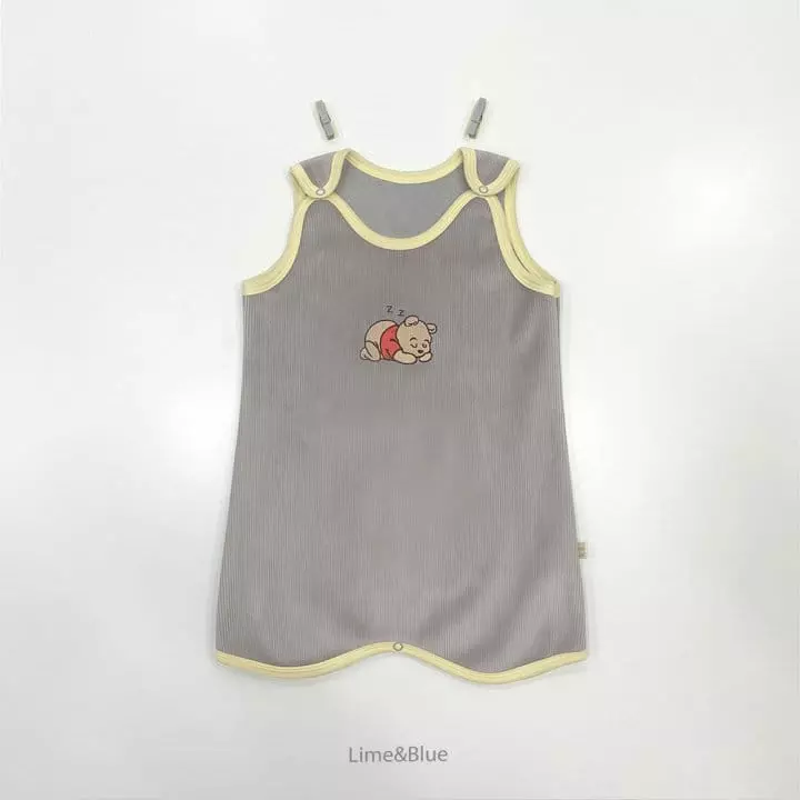 Lime & Blue - Korean Children Fashion - #stylishchildhood - Col Col Veloure Sleep Vest - 11