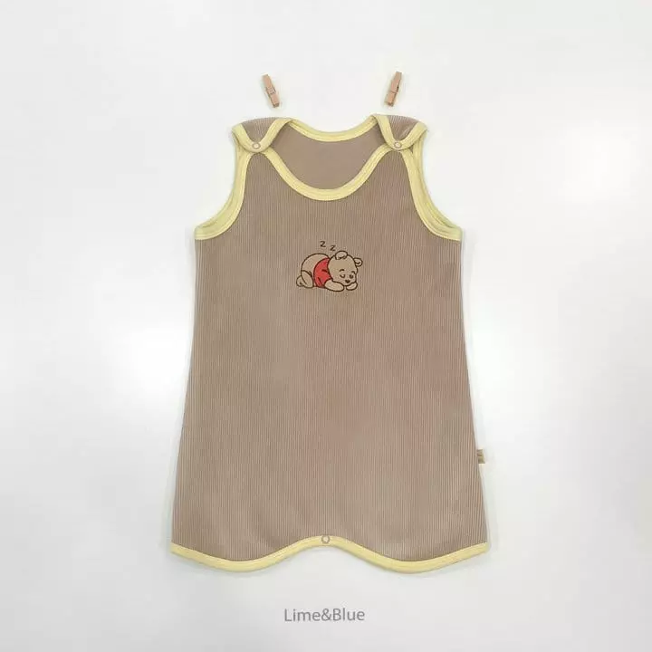 Lime & Blue - Korean Children Fashion - #toddlerclothing - Col Col Veloure Sleep Vest - 10