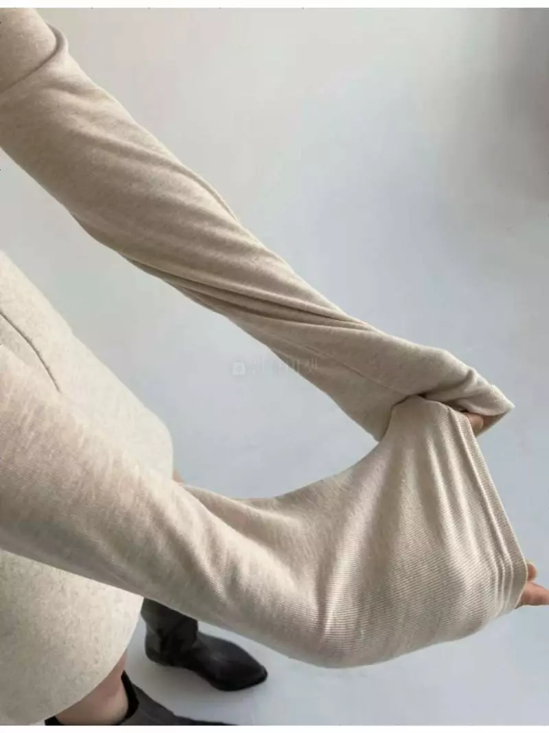 Logon - Korean Women Fashion - #momslook - Basic Turtleneck Tee