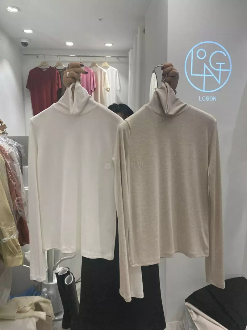 Logon - Korean Women Fashion - #pursuepretty - Basic Turtleneck Tee - 6