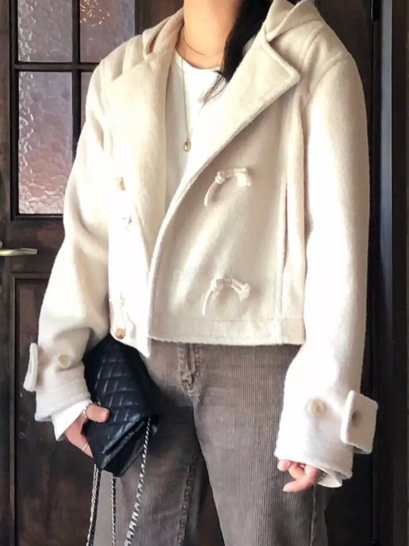 Logon - Korean Women Fashion - #restrostyle - Dduckboki Coat - 11