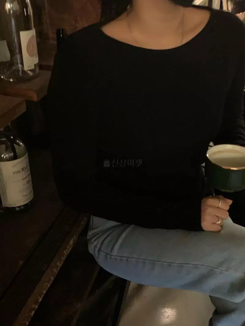 Logon - Korean Women Fashion - #thatsdarling - Rib Sasun Knit Tee - 4