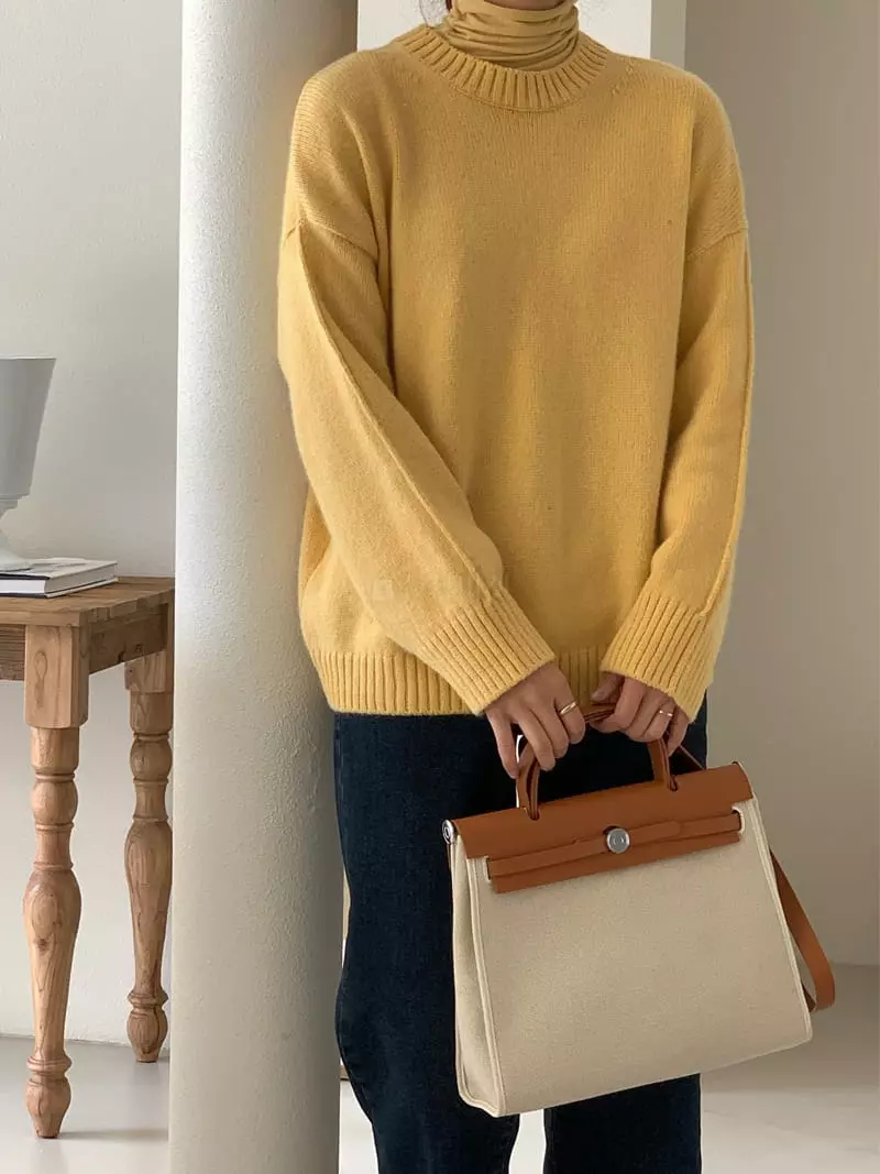 Loringrei - Korean Women Fashion - #womensfashion - Ford R Knit Tee - 4