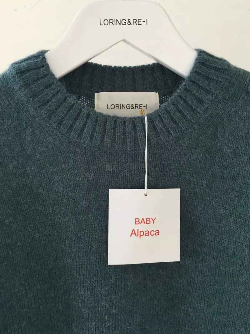 Loringrei - Korean Women Fashion - #momslook - Ford R Knit Tee - 8