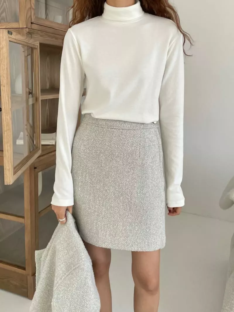 Loringrei - Korean Women Fashion - #momslook - Classic Skirt - 3