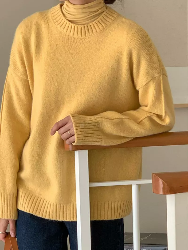 Loringrei - Korean Women Fashion - #womensfashion - Ford R Knit Tee - 5