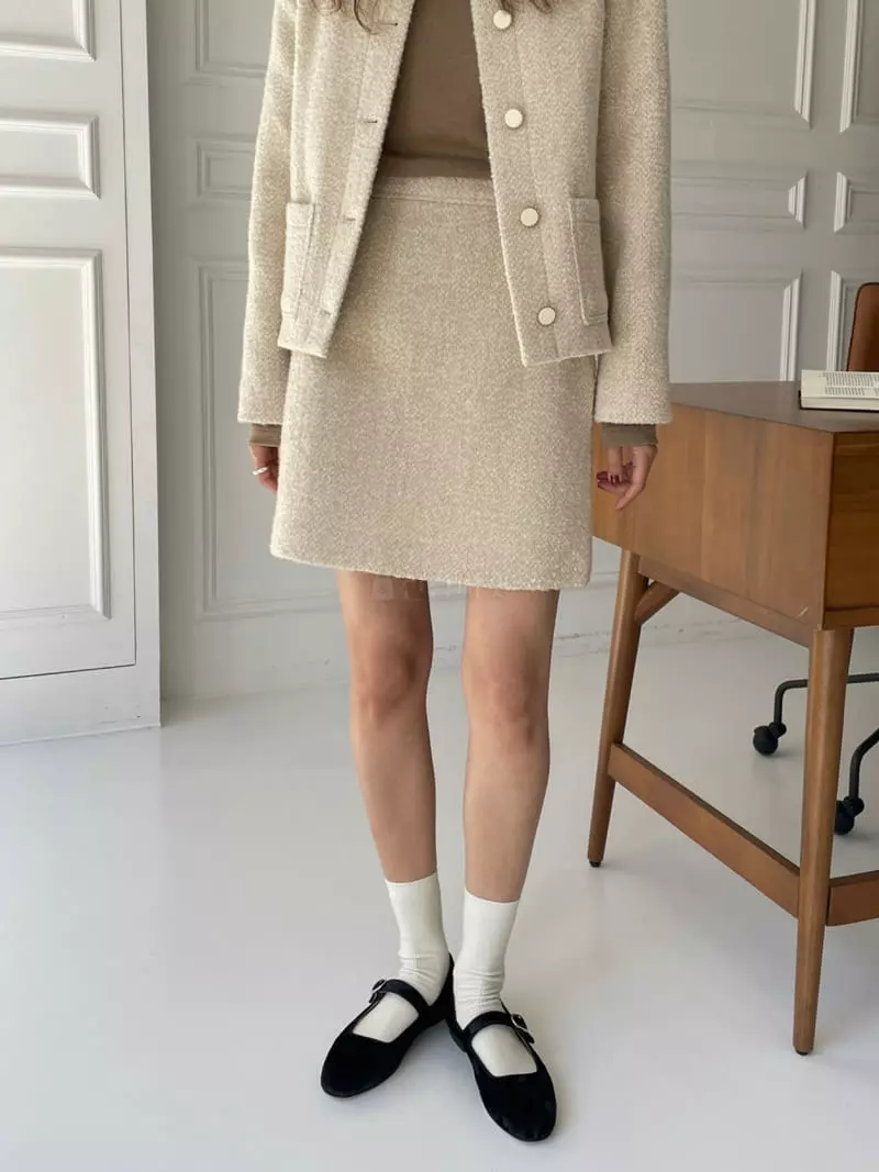 Loringrei - Korean Women Fashion - #momslook - Classic Skirt - 4