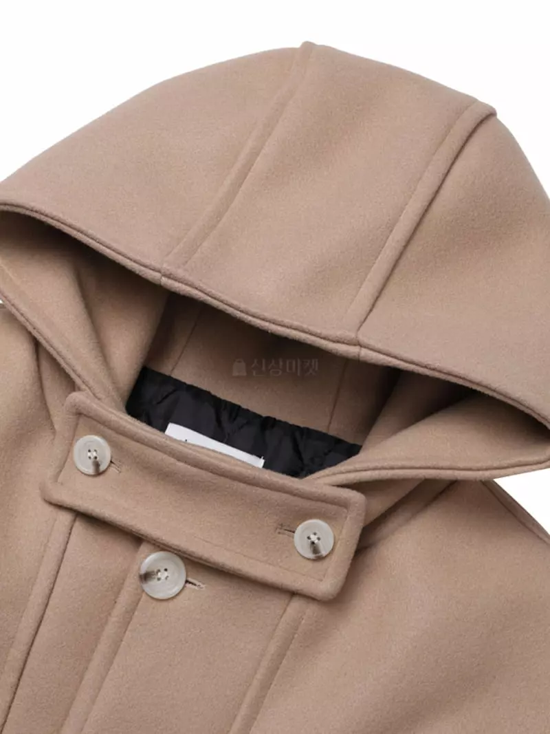 Lous - Korean Women Fashion - #womensfashion - Short Hoody Knit Coat - 4