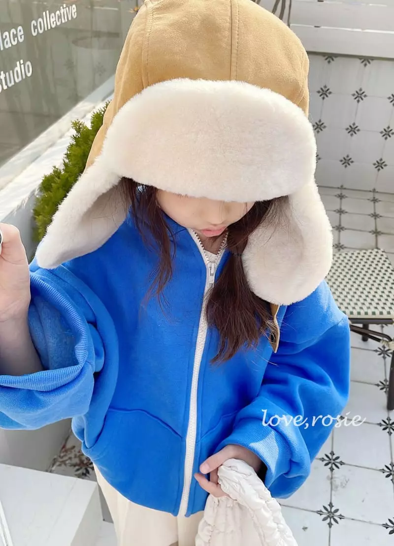 Love Rosie - Korean Children Fashion - #childofig - Dotom Fleece Hoody Zip-up - 3