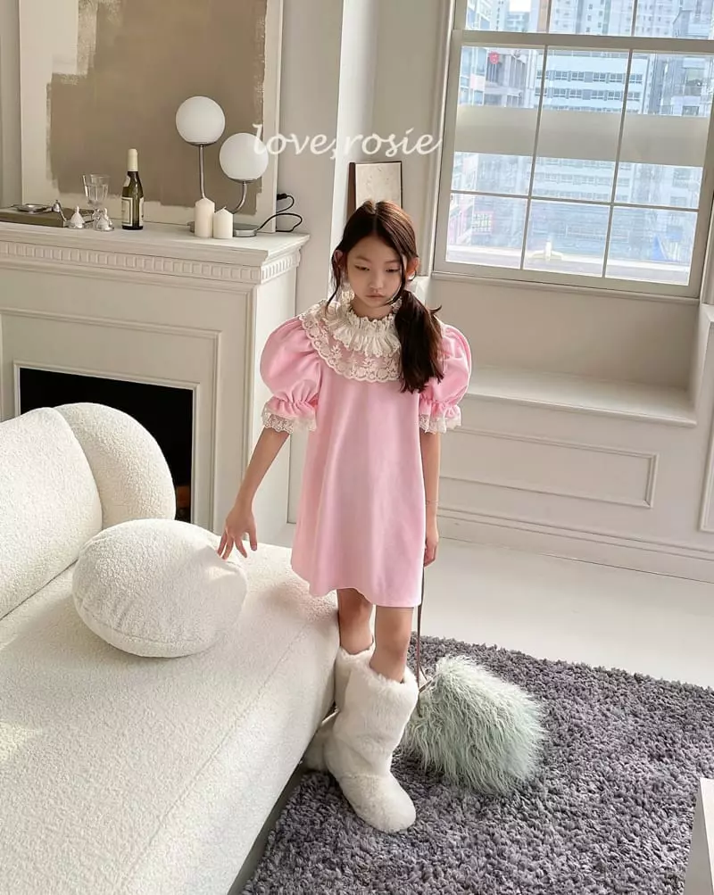 Love Rosie - Korean Children Fashion - #designkidswear - Barbie Lace Mini One-piece - 7