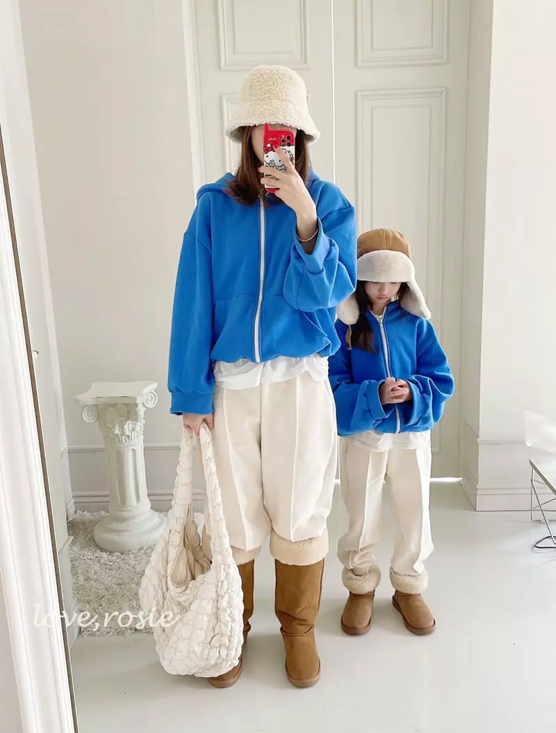 Love Rosie - Korean Children Fashion - #kidsshorts - Dotom Fleece Hoody Zip-up - 9
