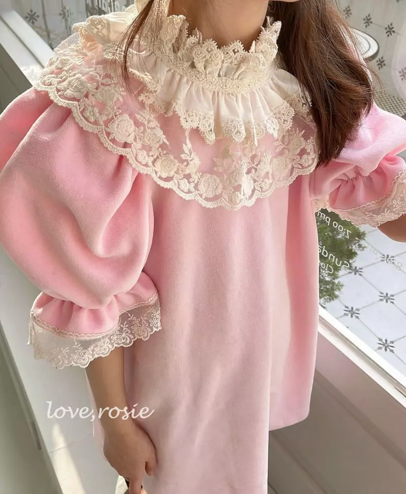 Love Rosie - Korean Children Fashion - #minifashionista - Barbie Lace Mini One-piece - 2