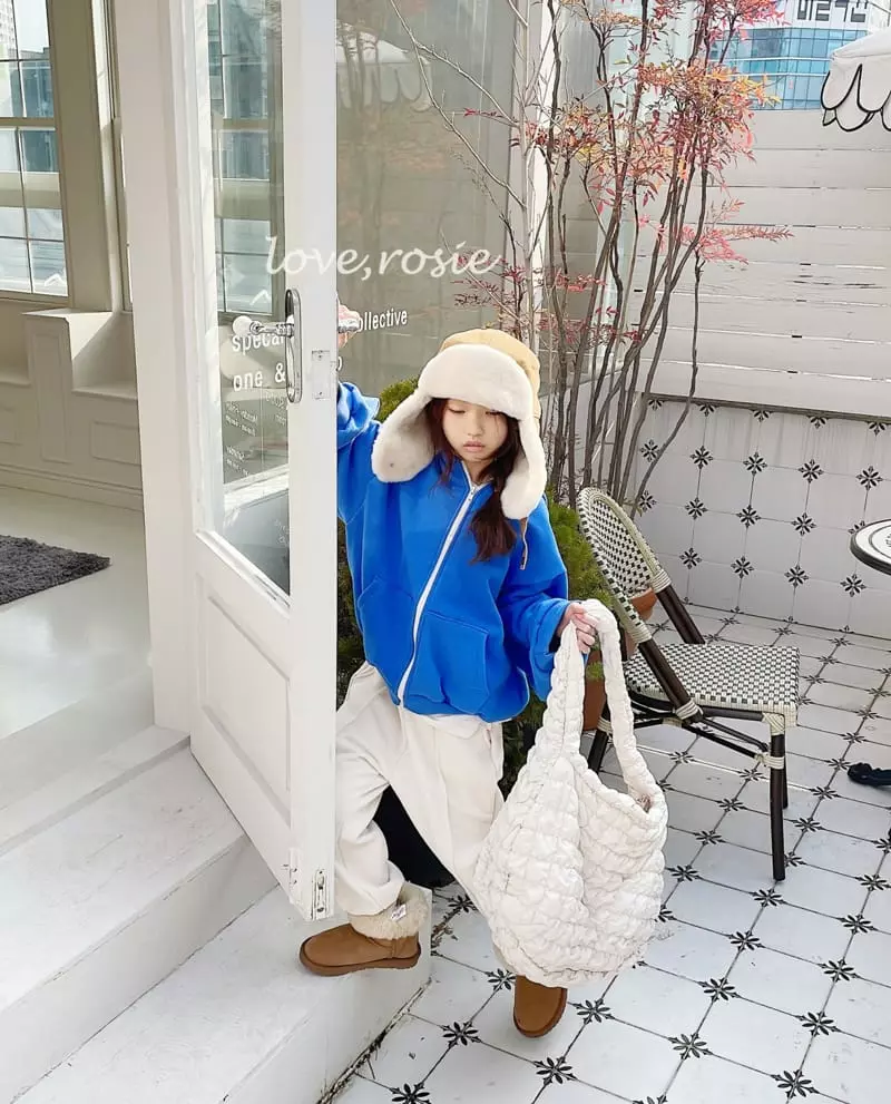 Love Rosie - Korean Children Fashion - #prettylittlegirls - Dotom Fleece Hoody Zip-up - 2
