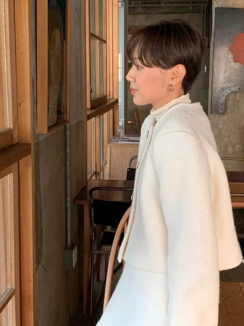 Lovemoment - Korean Women Fashion - #momslook - Terry Crop Jacket - 11
