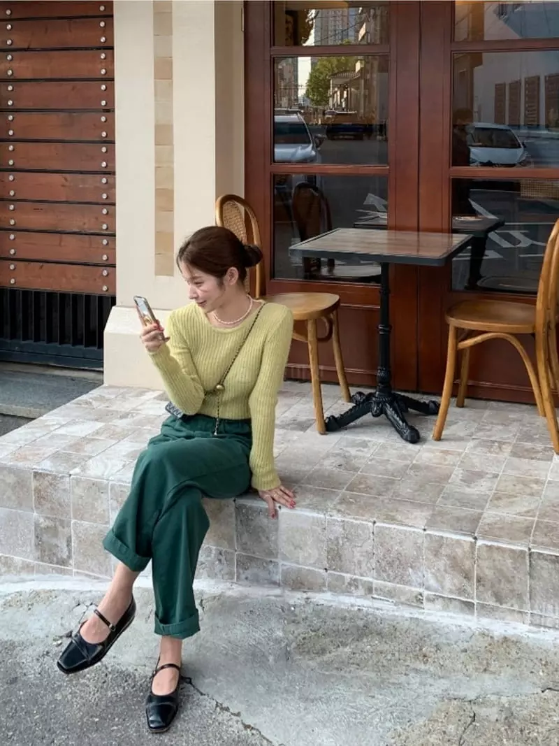 Lovemoment - Korean Women Fashion - #womensfashion - Love Alpaca Knit Tee - 3