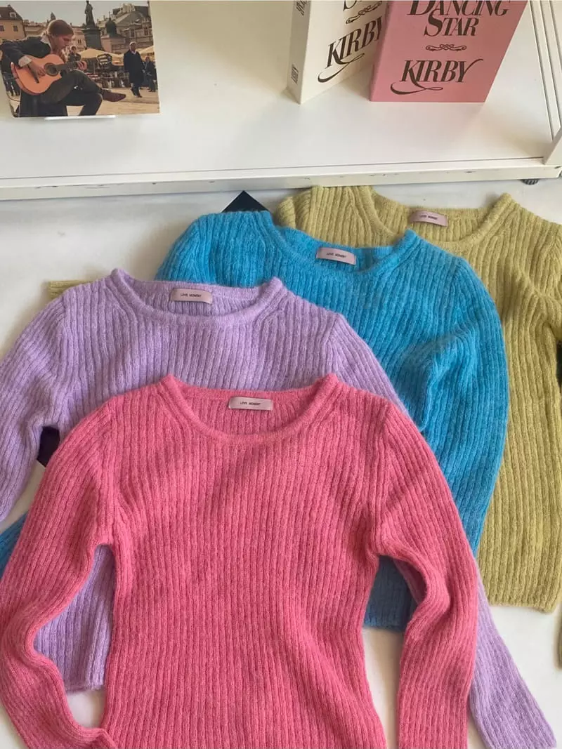 Lovemoment - Korean Women Fashion - #womensfashion - Love Alpaca Knit Tee - 7