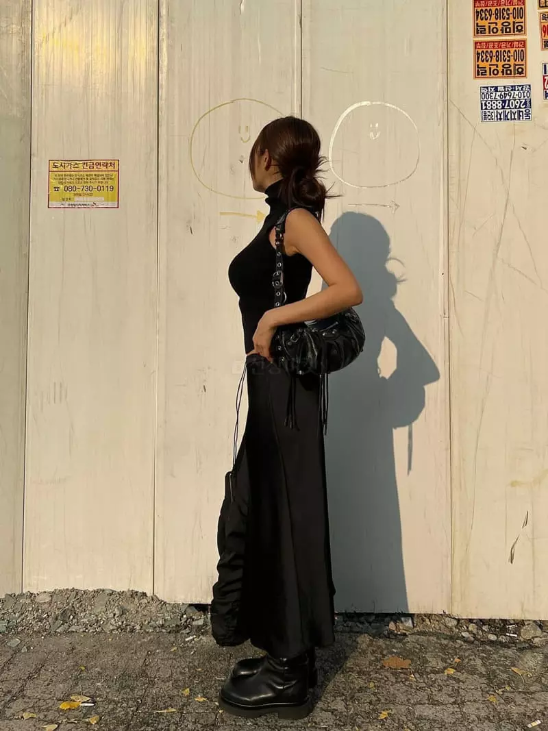 Lowburn - Korean Women Fashion - #momslook - Whole Turtlneck Sleeeless - 6
