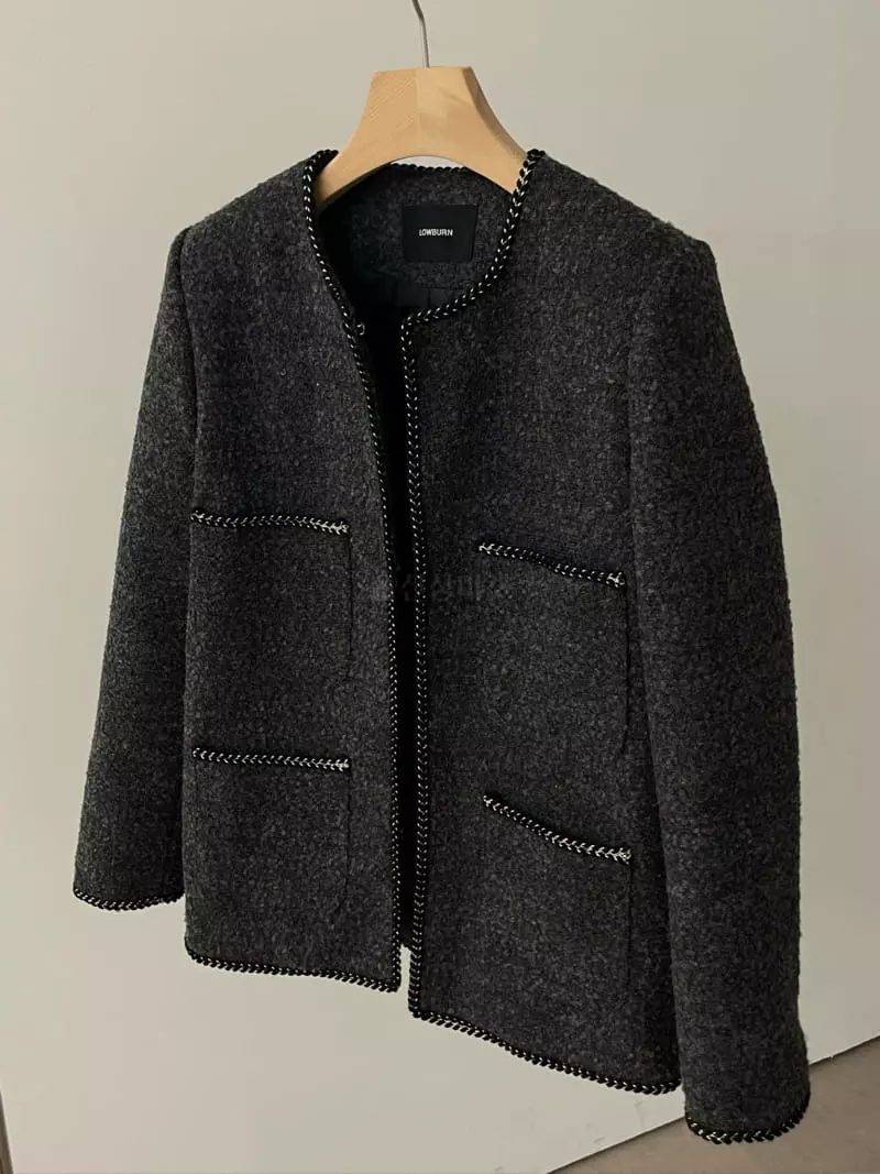 Lowburn - Korean Women Fashion - #pursuepretty - Lingu Quilting Twill Jacket