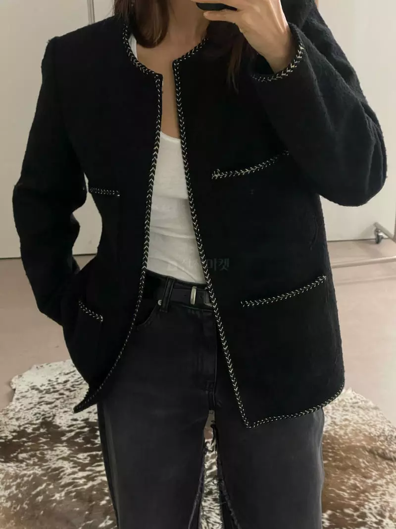 Lowburn - Korean Women Fashion - #thatsdarling - Lingu Quilting Twill Jacket - 5