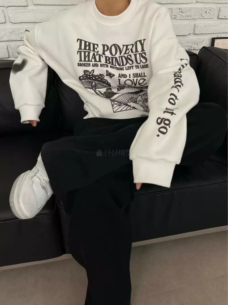 Lowburn - Korean Women Fashion - #vintagekidsstyle - Coca Fleece Sweatshirt - 8