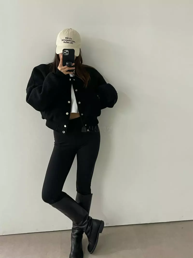 Lowburn - Korean Women Fashion - #womensfashion - Buckle Base Jumper - 3