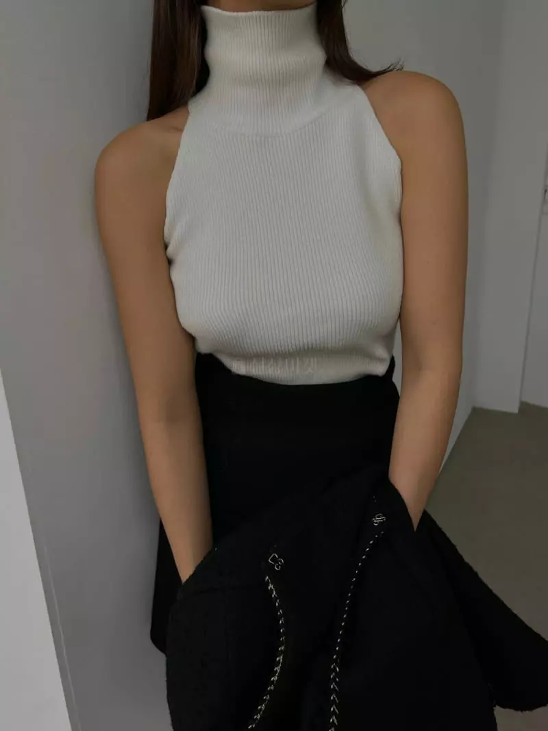 Lowburn - Korean Women Fashion - #womensfashion - Whole Turtlneck Sleeeless - 9
