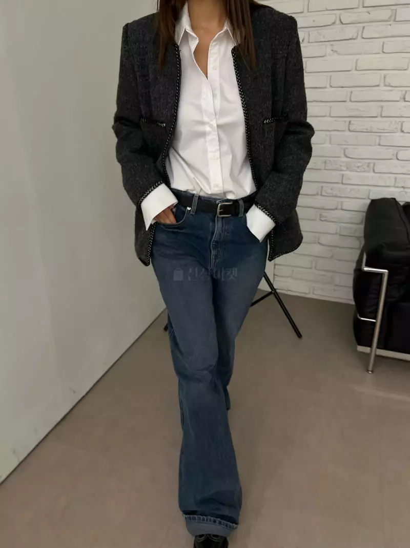 Lowburn - Korean Women Fashion - #womensfashion - Lingu Quilting Twill Jacket - 10