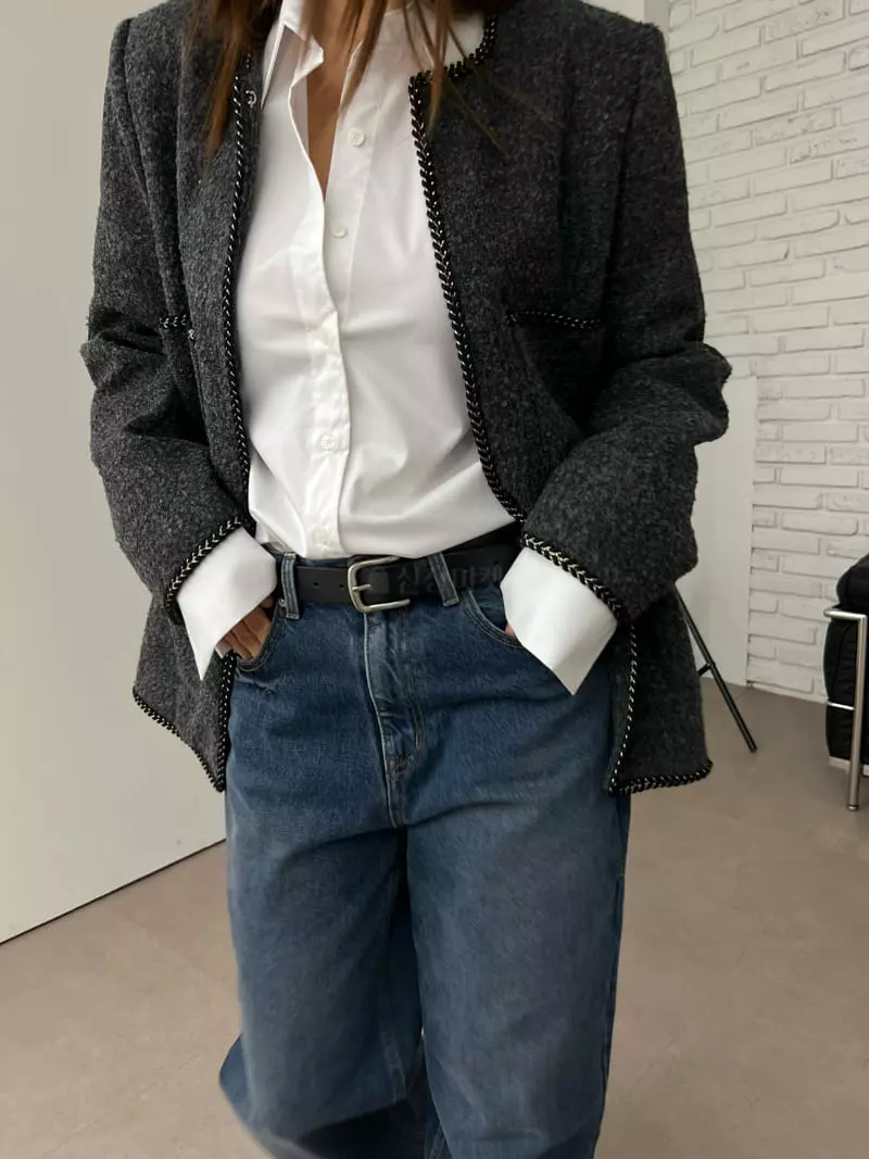 Lowburn - Korean Women Fashion - #womensfashion - Lingu Quilting Twill Jacket - 12