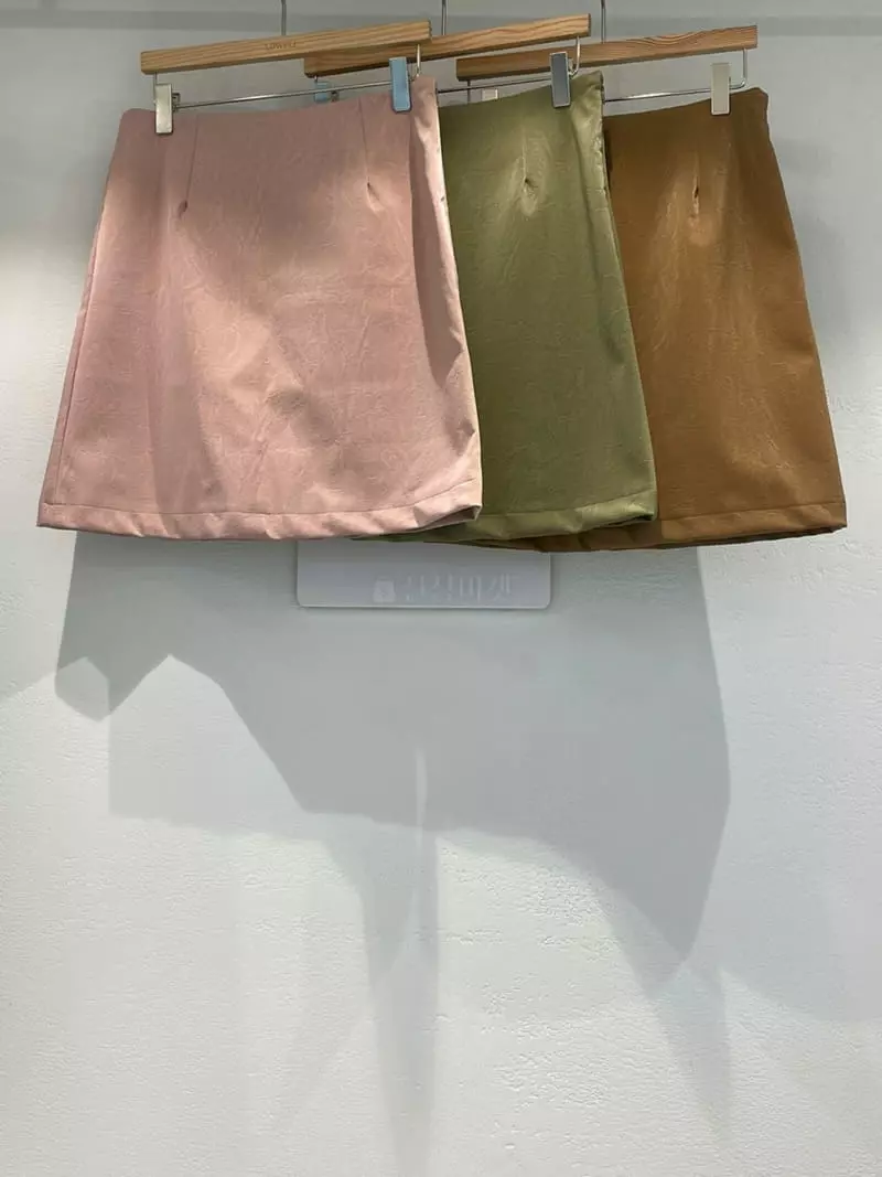 Lowell - Korean Women Fashion - #momslook - Leather Mini Skirt - 9