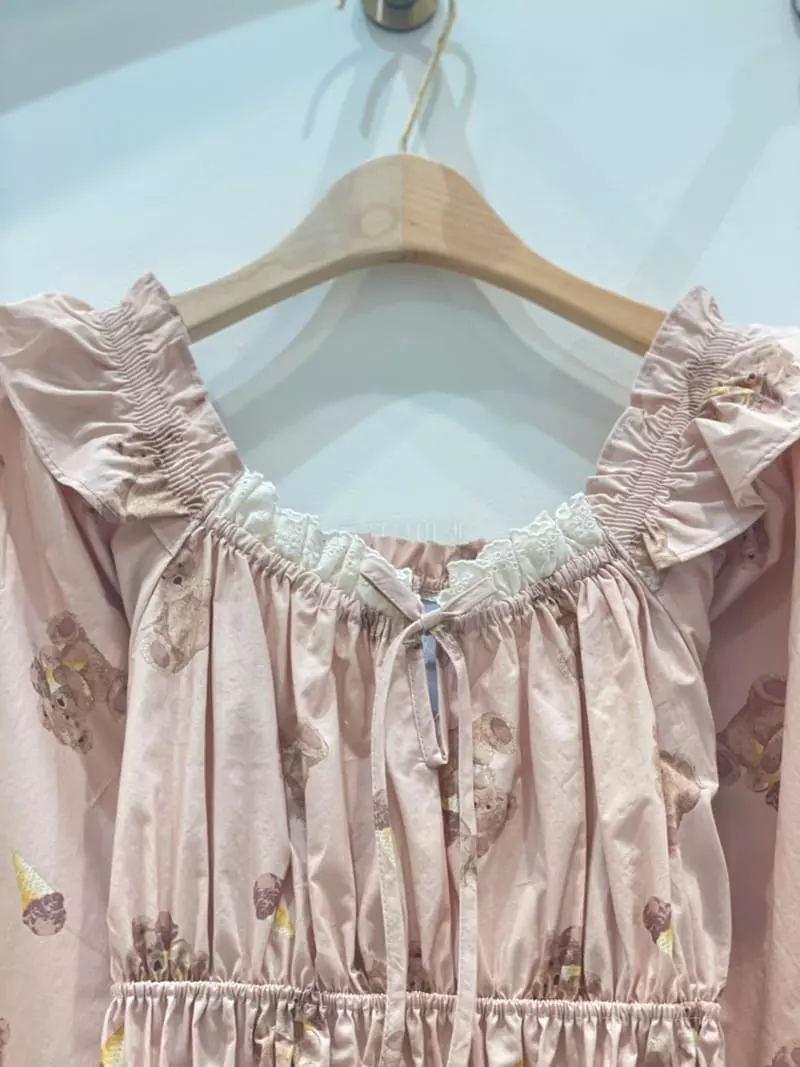 Lunaluz - Korean Women Fashion - #womensfashion - Jellato Bear Two Piece - 10