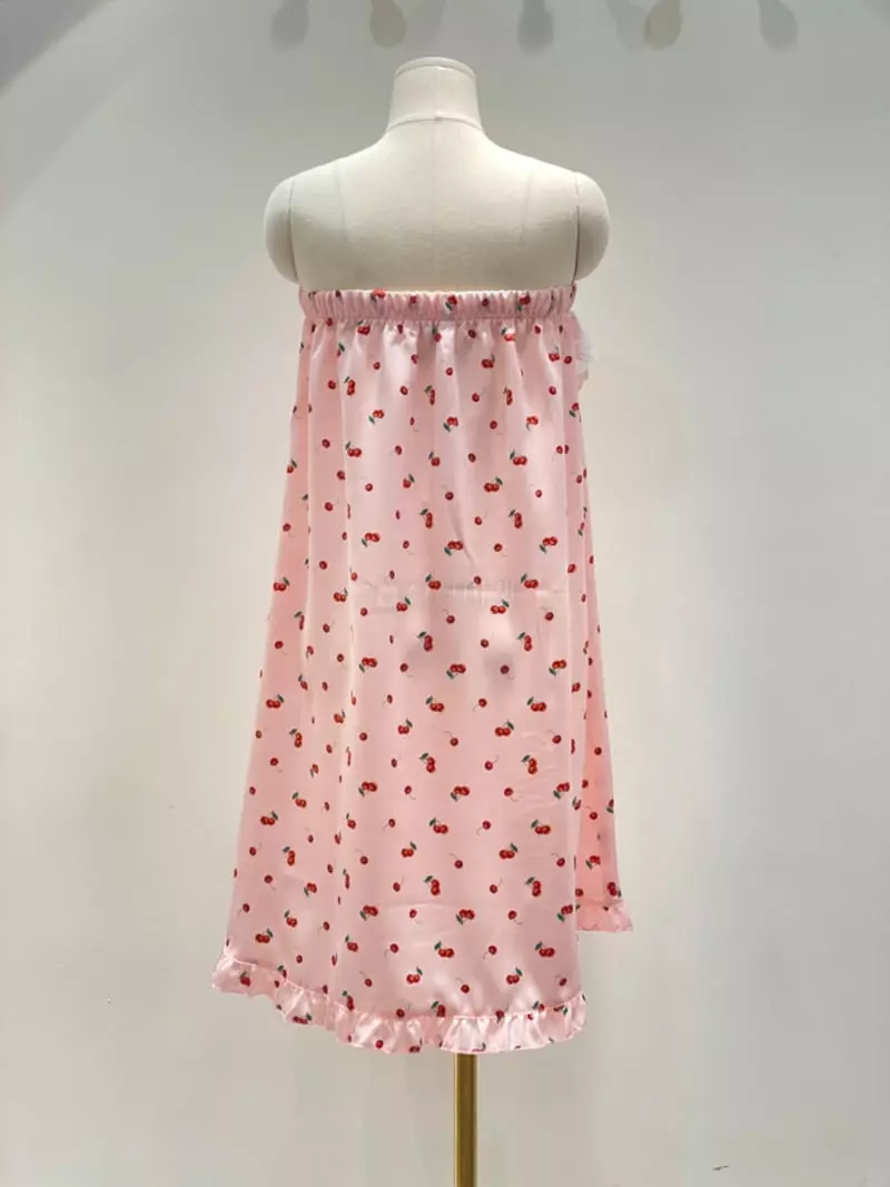 Lunaluz - Korean Women Fashion - #womensfashion - Glagi Cherry Wrap Gawn