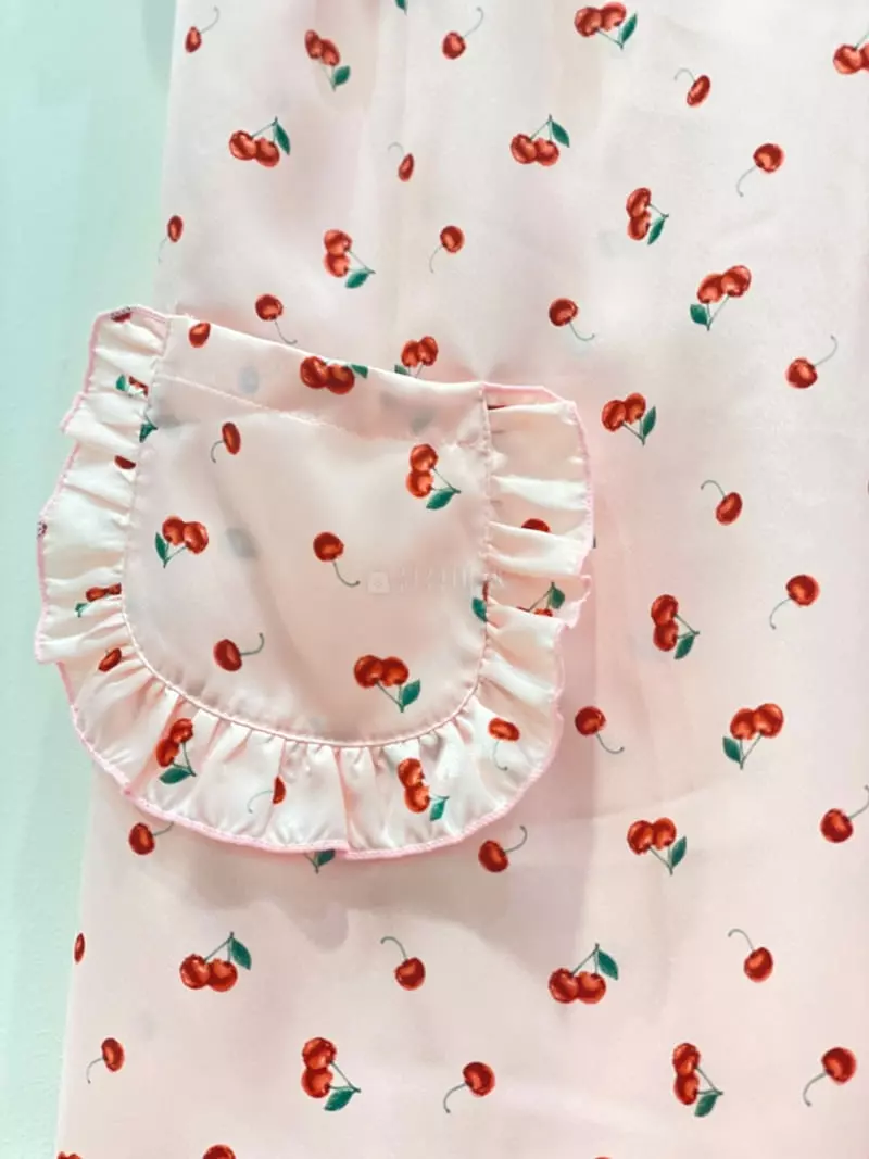 Lunaluz - Korean Women Fashion - #womensfashion - Glagi Cherry Wrap Gawn - 3