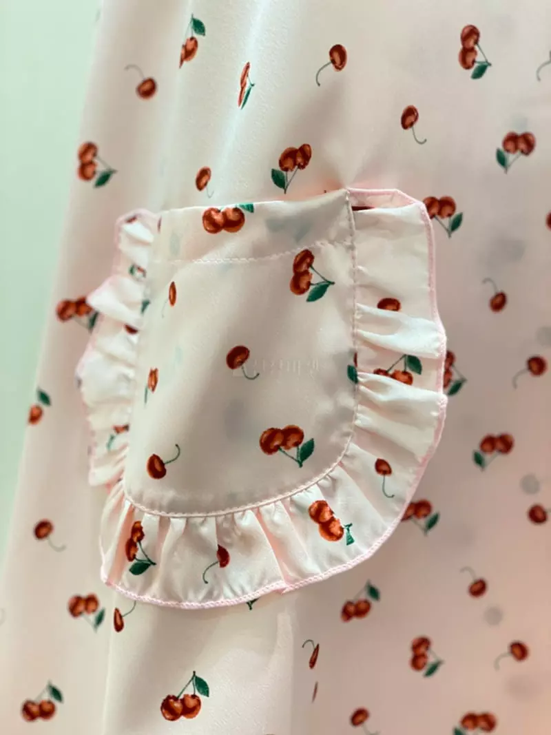 Lunaluz - Korean Women Fashion - #womensfashion - Glagi Cherry Wrap Gawn - 9