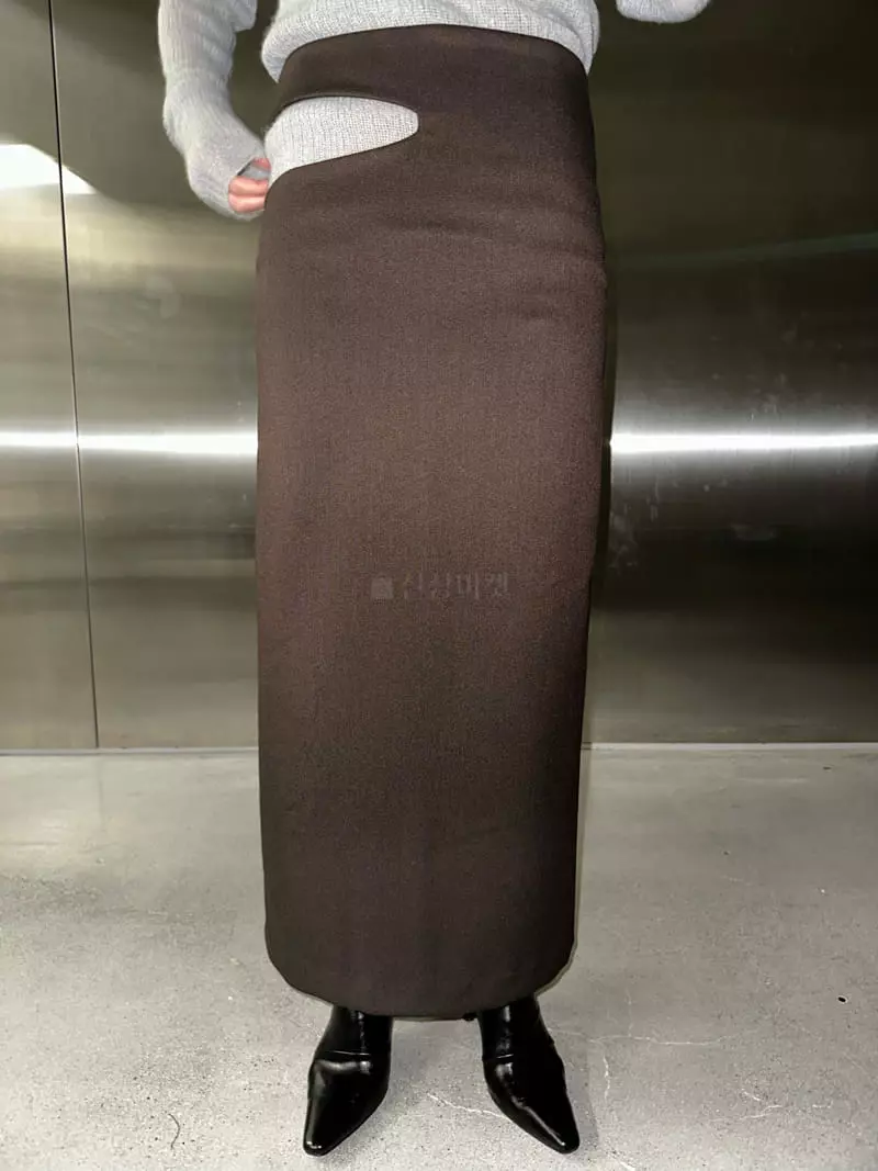 Maint - Korean Women Fashion - #womensfashion - Whole Slit Skirt - 4